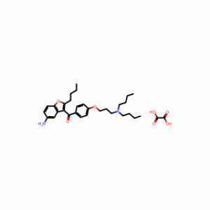 (5-Amino-2-butylbenzofuran-3-yl)(4-(3-(dibutylamino)propoxy)phenyl)methanone oxalate