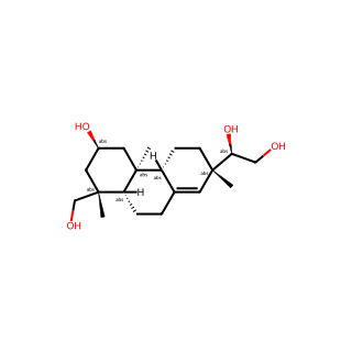 (R)-1-((2S,4aR,4bS,6S,8R,8aS)-6-Hydroxy-8-(hydroxymethyl)-2,4b,8-trimethyl-2,3,4,4a,4b,5,6,7,8,8a,9,10-dodecahydrophenanthren-2-yl)ethane-1,2-diol
