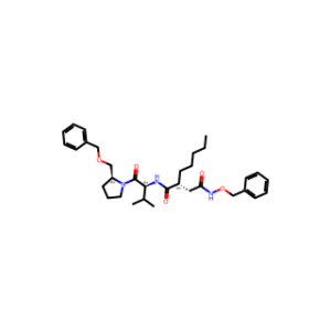 (R)-N4-(Benzyloxy)-N1-((S)-1-((S)-2-((benzyloxy)methyl)pyrrolidin-1-yl)-3-methyl-1-oxobutan-2-yl)-2-pentylsuccinamide