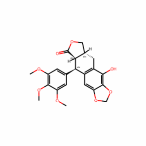 (5R,5aR,8aR)-5,8,8a,9-Tetrahydro-10-hydroxy-5-(3,4,5-trimethoxyphenyl)furo[3′,4′:6,7]naphtho[2,3-d]-1,3-dioxol-6(5aH)-one