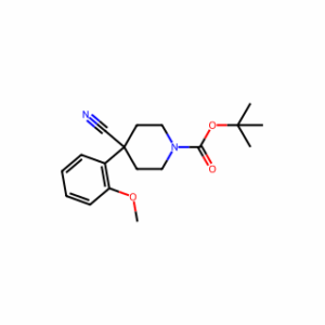 tert-Butyl 4-cyano-4-(2-methoxyphenyl)piperidine-1-carboxylate