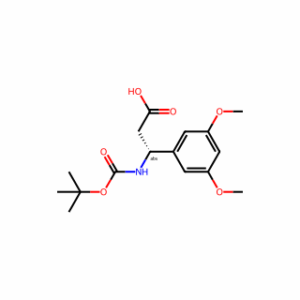 (R)-3-((tert-Butoxycarbonyl)amino)-3-(3,5-dimethoxyphenyl)propanoic acid