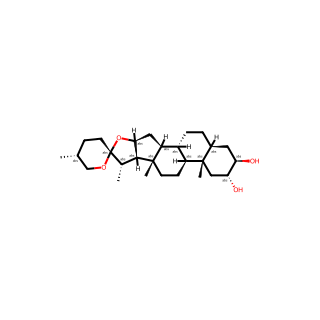 (2α,3β,5α,25R)-Spirostan-2,3-diol