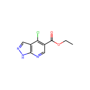Ethyl 4-chloro-1H-pyrazolo[3,4-b]pyridine-5-carboxylate
