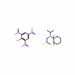 (3S,4aR,8aS)-1-Isopropyl-3-methyldecahydroquinoline--picric acid (1/1)