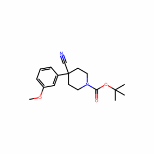 tert-Butyl 4-cyano-4-(3-methoxyphenyl)piperidine-1-carboxylate