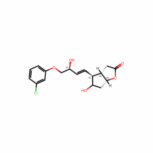 (3aR,4R,5R,6aS)-4-((R,E)-4-(3-Chlorophenoxy)-3-hydroxybut-1-en-1-yl)-5-hydroxyhexahydro-2H-cyclopenta[b]furan-2-one
