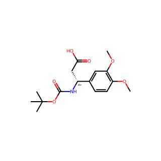 (R)-3-((tert-Butoxycarbonyl)amino)-3-(3,4-dimethoxyphenyl)propanoic acid