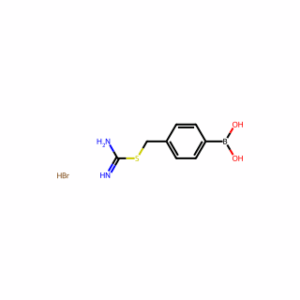 (4-((Carbamimidoylthio)Methyl)Phenyl)Boronic Acid Hydrobromide