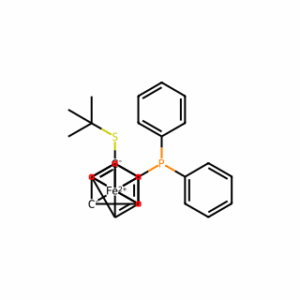 (1Rp)-1-[(1,1-Dimethylethyl)thio]-2-(diphenylphosphino)ferrocene