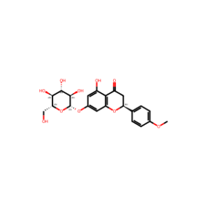 (S)-5-Hydroxy-2-(4-methoxyphenyl)-7-(((2S,3R,4S,5S,6R)-3,4,5-trihydroxy-6-(hydroxymethyl)tetrahydro-2H-pyran-2-yl)oxy)chroman-4-one