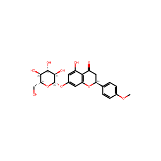 (S)-5-Hydroxy-2-(4-methoxyphenyl)-7-(((2S,3R,4S,5S,6R)-3,4,5-trihydroxy-6-(hydroxymethyl)tetrahydro-2H-pyran-2-yl)oxy)chroman-4-one