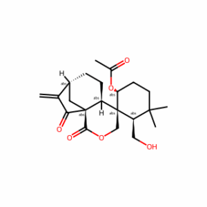 (1S,2R,4′aS,6S,7′R,9′aS)-6-(Acetyloxy)tetrahydro-2-(hydroxymethyl)-3,3-dimethyl-8′-methylenespiro[cyclohexane-1,4′(3′H)-[1H-7,9a]methanocyclohepta[c]pyran]-1′,9′(4′aH)-dione