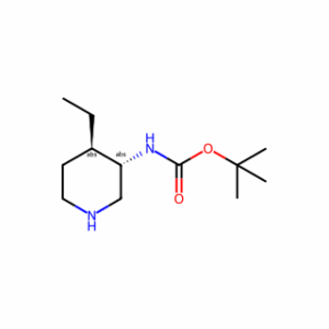 tert-Butyl ((3S,4R)-4-ethylpiperidin-3-yl)carbamate