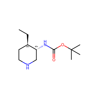 tert-Butyl ((3S,4R)-4-ethylpiperidin-3-yl)carbamate