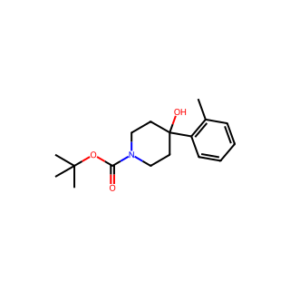 tert-butyl 4-hydroxy-4-(2-methylphenyl)piperidine-1-carboxylate
