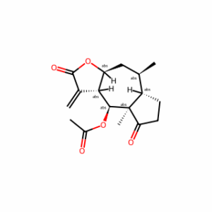 (3aR,4S,4aR,7aS,8R,9aS)-4a,8-Dimethyl-3-methylene-2,5-dioxododecahydroazuleno[6,5-b]furan-4-yl acetate