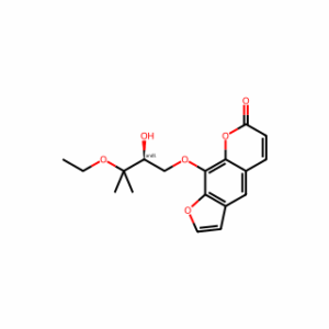 (+)-9-(3-Ethoxy-2-hydroxy-3-methylbutoxy)-7H-furo[3,2-g][1]benzopyran-7-one