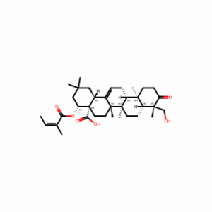 (4β,22β)-23-Hydroxy-22-[[(2Z)-2-methyl-1-oxo-2-buten-1-yl]oxy]-3-oxoolean-12-en-28-oic acid