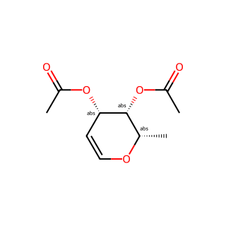 (2S,3R,4S)-2-Methyl-3,4-dihydro-2H-pyran-3,4-diyl diacetate