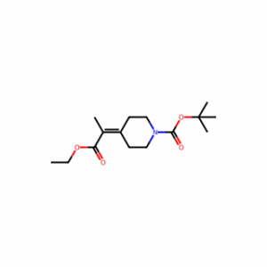 Tert-butyl 4-(1-ethoxy-1-oxopropan-2-ylidene)piperidine-1-carboxylate