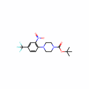 tert-Butyl 4-(2-nitro-4-(trifluoromethyl)phenyl)piperazine-1-carboxylate