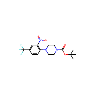tert-Butyl 4-(2-nitro-4-(trifluoromethyl)phenyl)piperazine-1-carboxylate