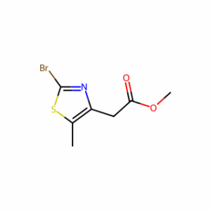Methyl 2-(2-bromo-5-methylthiazol-4-yl)acetate