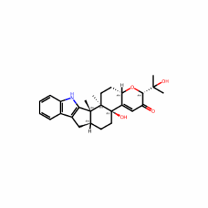 (2R,4bS,6aS,12bS,12cR,14aS)-4b-Hydroxy-2-(2-hydroxypropan-2-yl)-12b,12c-dimethyl-5,6,6a,7,12,12b,12c,13,14,14a-decahydro-2H-chromeno[5′,6′:6,7]indeno[1,2-b]indol-3(4bH)-one