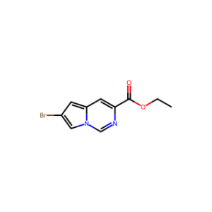 Ethyl 6-bromopyrrolo[1,2-c]-pyrimidine-3-carboxylate