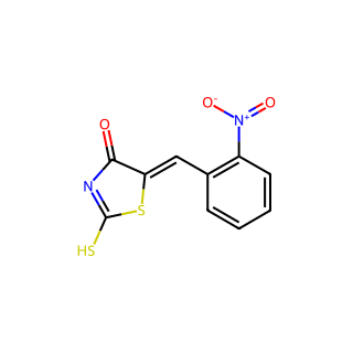 (5E)-2-Mercapto-5-(2-nitrobenzylidene)-1,3-thiazol-4(5h)-one