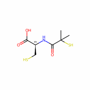 (2R)-2-(2-methyl-2-sulfanylpropanamido)-3-sulfanylpropanoic acid