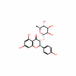 (2R,3R)-5,7-Dihydroxy-2-(4-hydroxyphenyl)-3-(((2S,3R,4R,5R,6S)-3,4,5-trihydroxy-6-methyltetrahydro-2H-pyran-2-yl)oxy)chroman-4-one