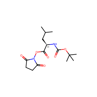 (R)-2,5-Dioxopyrrolidin-1-yl 2-((tert-butoxycarbonyl)amino)-4-methylpentanoate