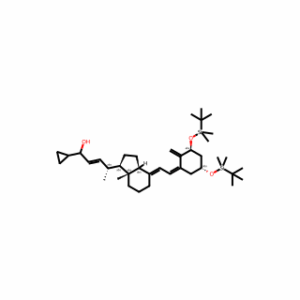 (4R,E)-4-((1R,3aS,7aR,E)-4-((E)-2-((3S,5R)-3,5-bis((tert-butyldimethylsilyl)oxy)-2-methylenecyclohexylidene)ethylidene)-7a-methyloctahydro-1H-inden-1-yl)-1-cyclopropylpent-2-en-1-ol