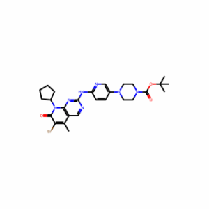 tert-Butyl 4-(6-((6-bromo-8-cyclopentyl-5-methyl-7-oxo-7,8-dihydropyrido[2,3-d]pyrimidin-2-yl)amino)pyridin-3-yl)piperazine-1-carboxylate