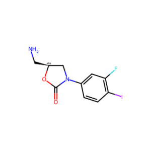 (S)-5-(aminomethyl)-3-(3-fluoro-4-iodophenyl)oxazolidin-2-one