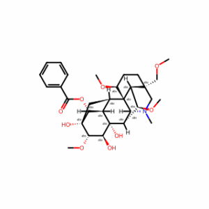 (3S,6S,6aS,7R,7aR,8R,9R,10S,11S,11aR,12R,12aR,13R,14R)-9,11,11a-Trihydroxy-6,10,13-trimethoxy-3-(methoxymethyl)-1-methyltetradecahydro-2H-3,6a,12-(epiethane[1,1,2]triyl)-7,9-methanonaphtho[2,3-b]azocin-8-yl benzoate