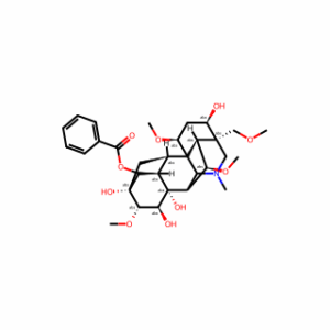 (3R,4R,6S,7R,7aR,8R,9R,10S,11S,11aR,13R,14S)-4,9,11,11a-Tetrahydroxy-6,10,13-trimethoxy-3-(methoxymethyl)-1-methyltetradecahydro-2H-3,6a,12-(epiethane[1,1,2]triyl)-7,9-methanonaphtho[2,3-b]azocin-8-yl benzoate