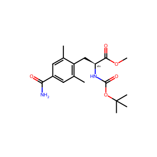 (S)-methyl 2-((tert-butoxycarbonyl)amino)-3-(4-carbamoyl-2,6-dimethylphenyl)propanoate