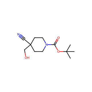 tert-Butyl 4-cyano-4-(hydroxymethyl)piperidine-1-carboxylate