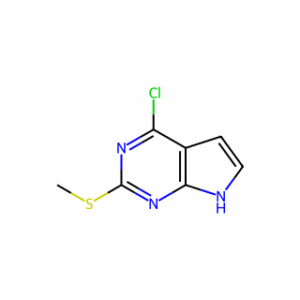 4-Chloro-2-(methylthio)-7H-pyrrolo[2,3-d]pyrimidine