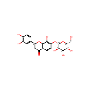 (S)-2-(3,4-Dihydroxyphenyl)-8-hydroxy-7-(((2S,3R,4S,5S,6R)-3,4,5-trihydroxy-6-(hydroxymethyl)tetrahydro-2H-pyran-2-yl)oxy)chroman-4-one