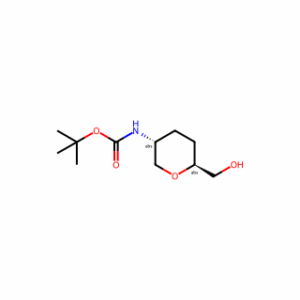 Tert-Butyl ((3R,6S)-6-(Hydroxymethyl)Tetrahydro-2H-Pyran-3-Yl)Carbamate