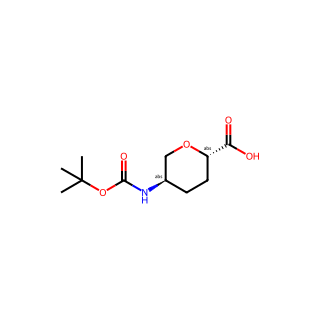 (2S,5R)-5-((tert-Butoxycarbonyl)amino)tetrahydro-2H-pyran-2-carboxylic acid