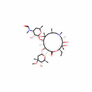 (2R,3S,4R,5R,8R,10R,11R,12S,13S,14R)-13-[(2,6-Dideoxy-3-C-methyl-3-O-methyl-α-L-ribo-hexopyranosyl)oxy]-2-ethyl-3,4,10-trihydroxy-3,5,6,8,10,12,14-heptamethyl-11-[[3,4,6-trideoxy-3-(formylmethylamino)-β-D-xylo-hexopyranosyl]oxy]-1-oxa-6-azacyclopentadecan
