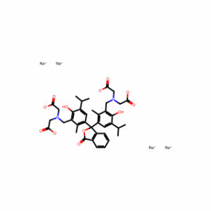 N,N′-[(3-Oxo-1(3H)-isobenzofuranylidene)bis[[6-hydroxy-2-methyl-5-(1-methylethyl)-3,1-phenylene]methylene]]bis[N-(carboxymethyl)glycine] tetrasodium salt