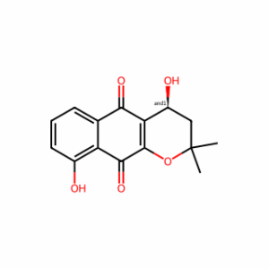 (4S)-4,9-dihydroxy-2,2-dimethyl-3,4-dihydrobenzo[g]chromene-5,10-dione