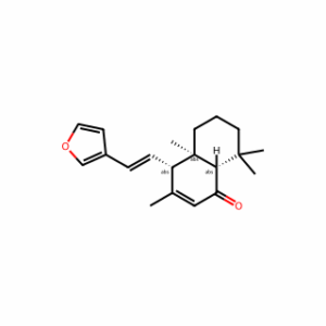 (4S)-4α-[(Z)-2-(3-Furyl)vinyl]-4a,5,6,7,8,8aβ-hexahydro-3,4aα,8,8-tetramethylnaphthalen-1(4H)-one