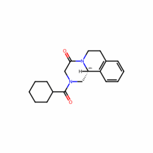 (11bR)-2-(Cyclohexylcarbonyl)-1,2,3,6,7,11b-hexahydro-4H-pyrazino[2,1-a]isoquinolin-4-one